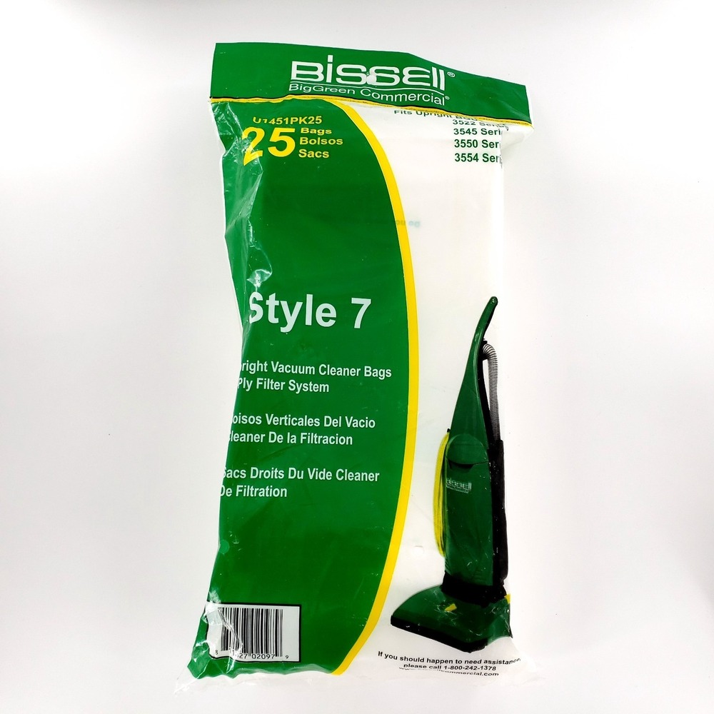 Bissell Style 7 BigGreen Commercial Vacuum Cleaner Bags 23 Count (2 Missing)